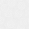 White Hot - Dizzy Dots - White on White | Michael Miller Fabrics CX10406-WHIT-D