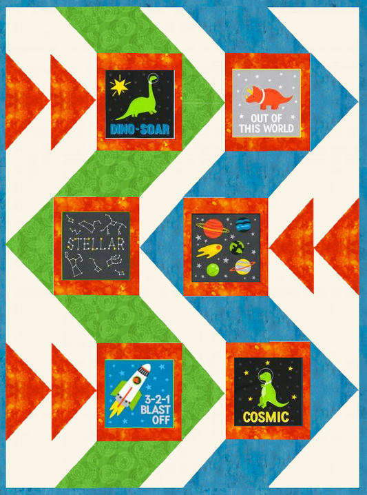 Dino-Soar/Bounce Quilt Kit