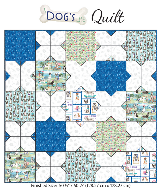 A Dog's Life Quilt Kit