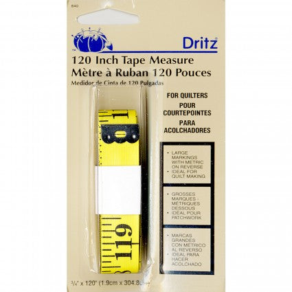 Dritz Quilter's Tape Measure - 120"