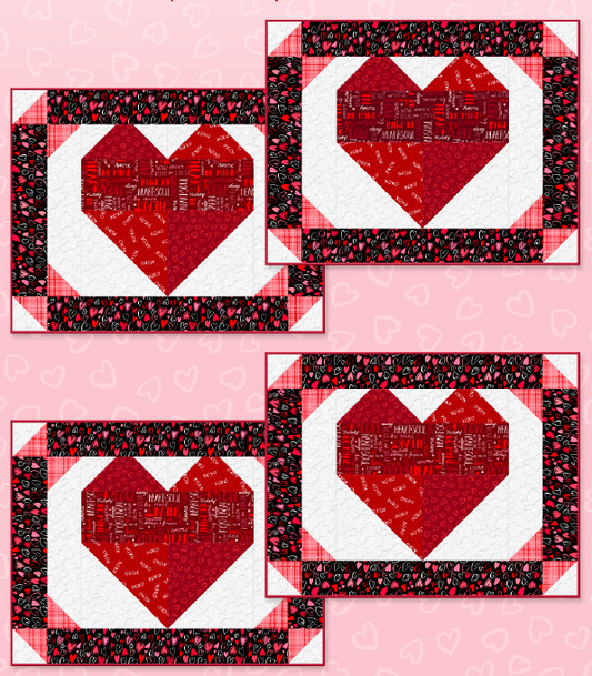 Happy Hearts Placemats - FREE DOWNLOAD