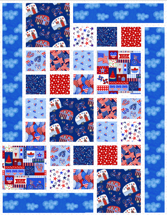 My Happy Place/Kwik Shifted Blocks Quilt Kit