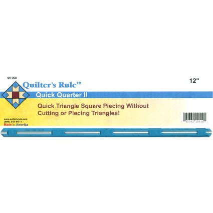 Quilter's Rule Quick Quarter II - 12"