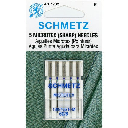 Schmetz Microtex Sharp Needles 60/8